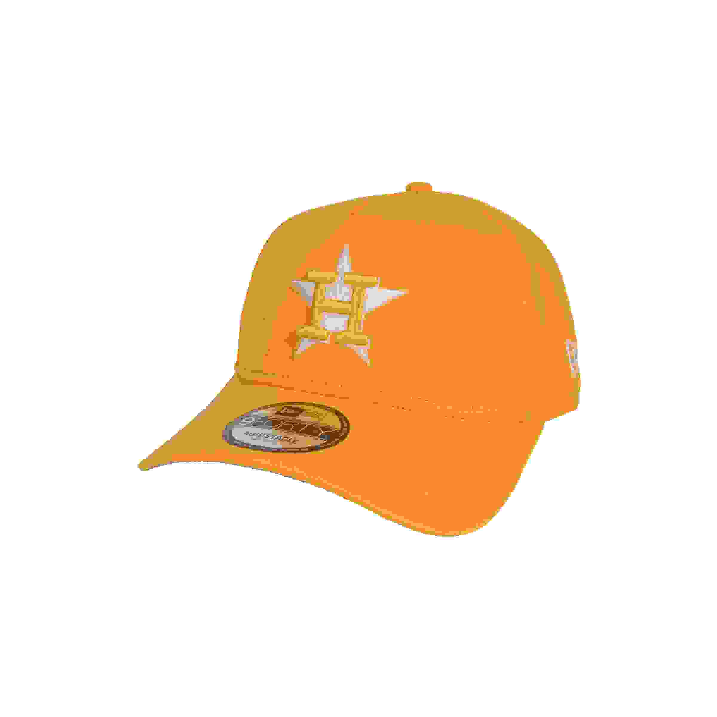 New Era Houston Astros 9FORTY A-Frame Color Pack Gold Snapback Hat